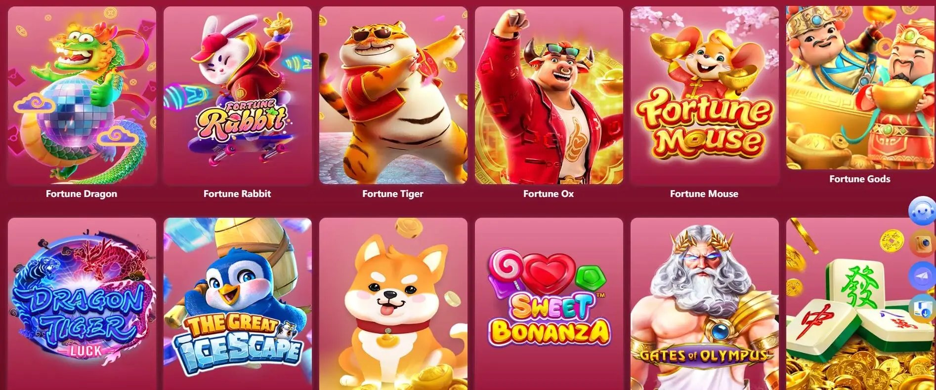 40 togel featured game showcase
